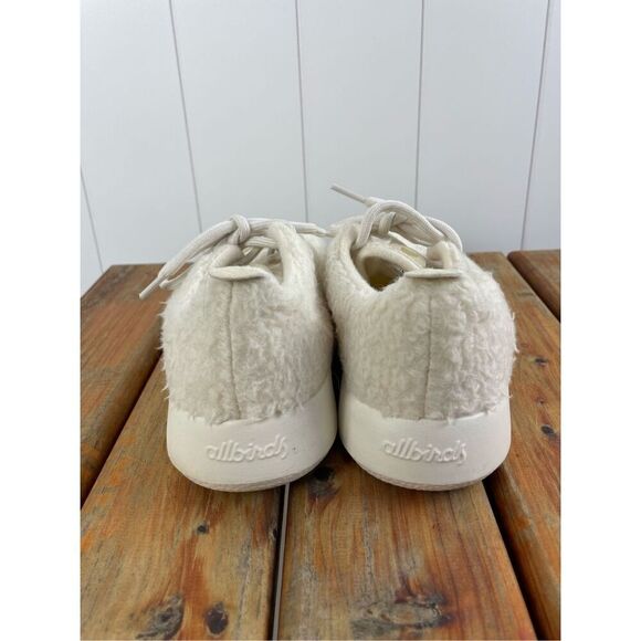 ALLBIRDS Women’s White Wool Runner Fluffs Sneakers Size 7 - Picture 5 of 9